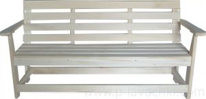 Скамейка "Антракт" со спинкой и подлокотниками 1.5м