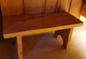 Лавка банная Woodson из массива Ольхи, 90х35х35