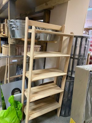 Этажерка прямая, 160х64х32, ольха