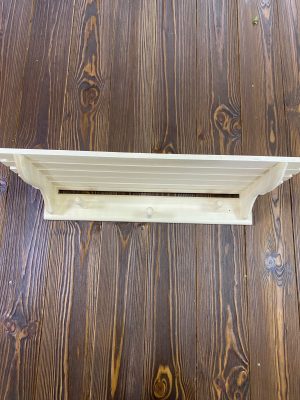 Вешалка 3кр с широкой полкой