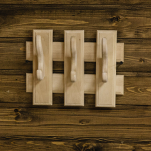 Вешалка Прямоугольники 3 крючка