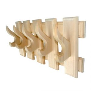 Вешалка Прямоугольники 4 крючка