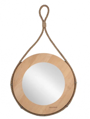 Зеркало для бани Woodson D38, ольха