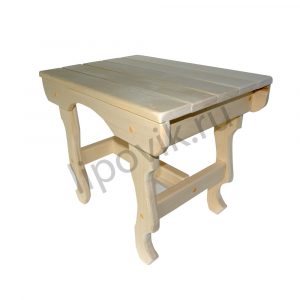 Табурет с фигурными ножками