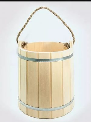 Ведро Емеля 10л руч. канат (без вставок) М-68