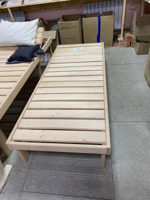 Лежак с подголовником, 205х60хh35, ольха (Брянск)